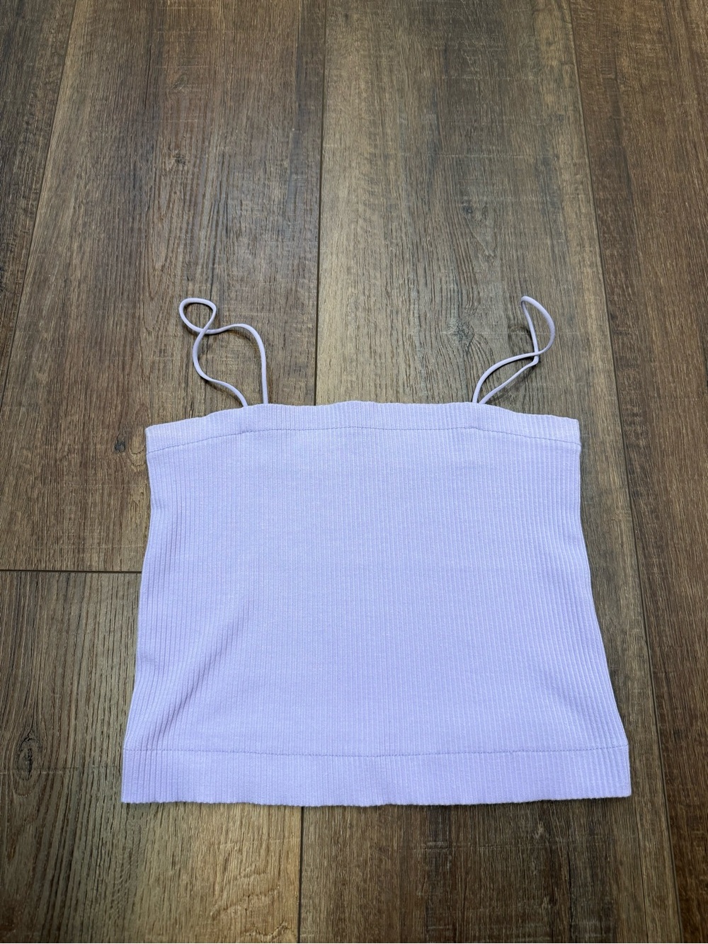American Eagle baby crop tank top ribbed purple